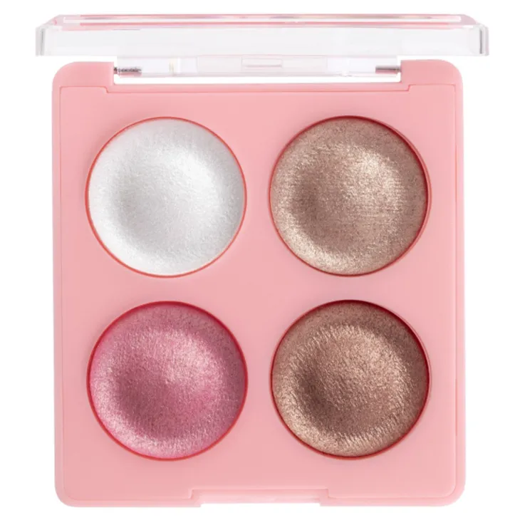 Lovely Gleam & Dream paleta rozświetlaczy do twarzy i ciała 10 g