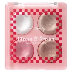 Lovely Gleam & Dream paleta rozświetlaczy do twarzy i ciała 10 g