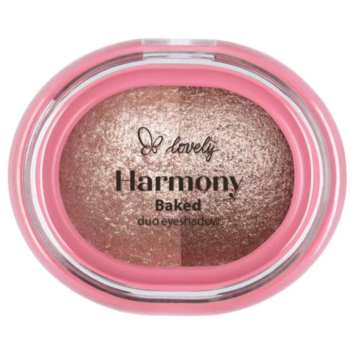 Lovely Harmony Baked Duo Eyeshadow duet brokatowych cieni do powiek 01 4 g