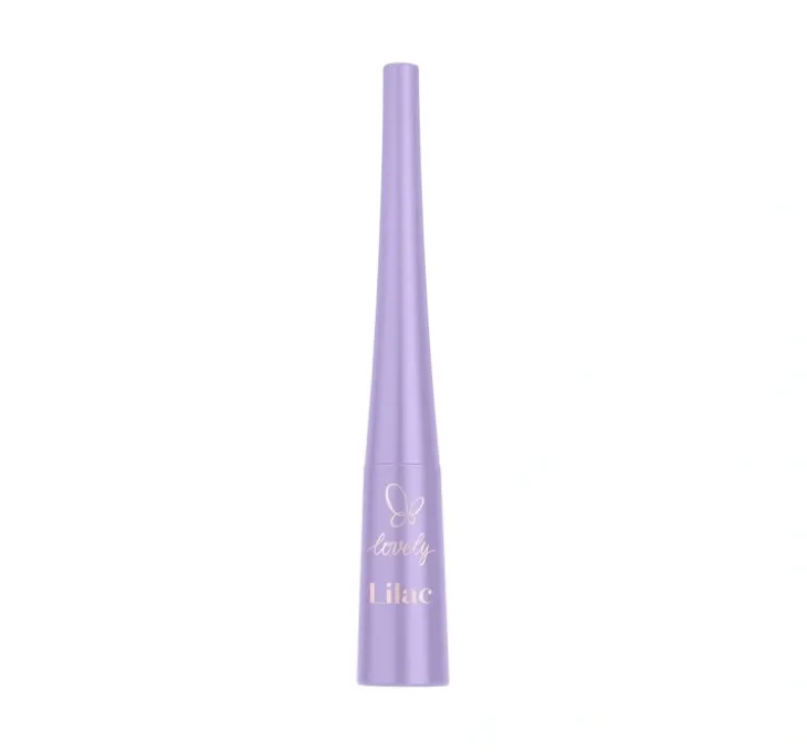 Lovely Lilac matowy eyeliner z precyzyjnym pędzelkiem Fioletowy
