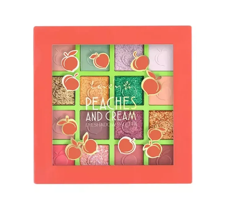 Lovely Peaches And Cream paleta cieni do powiek 13 g