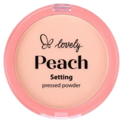 Lovely Peach półtransparentny puder prasowany do twarzy 7,5 g