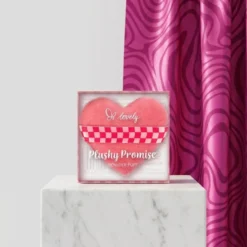Lovely Plushy Promise puszek do pudru w kształcie serca