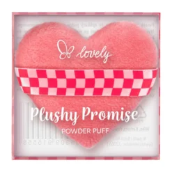 Lovely Plushy Promise puszek do pudru w kształcie serca