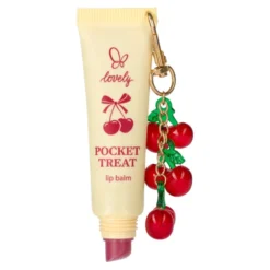 Lovely Pocket Treat aromatyczny balsam do ust z dodatkiem oleju jojoba i witaminą E breloczek 11 g