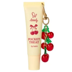 Lovely Pocket Treat aromatyczny balsam do ust z dodatkiem oleju jojoba i witaminą E breloczek 11 g