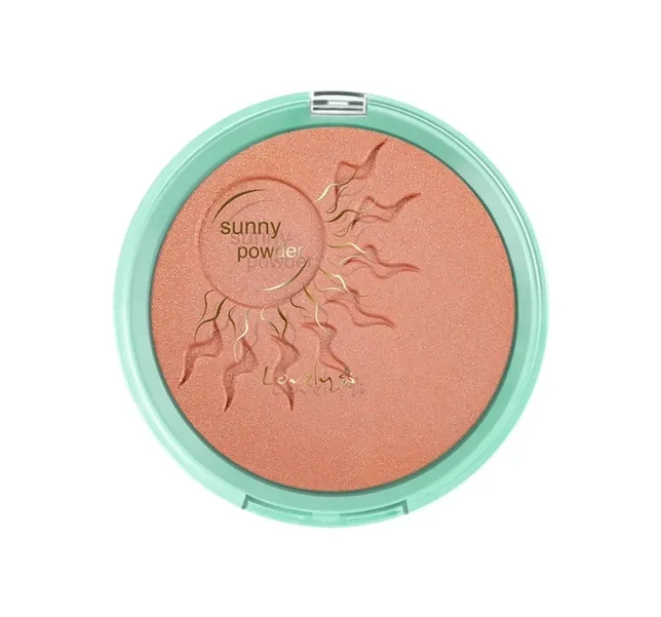 Lovely Sunny Powder prasowany puder brązujący z drobinkami 16 g