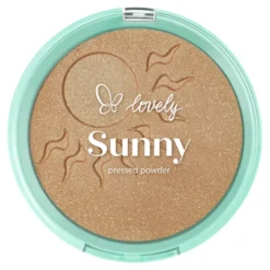 Lovely Sunny Powder prasowany puder brązujący z drobinkami 16 g