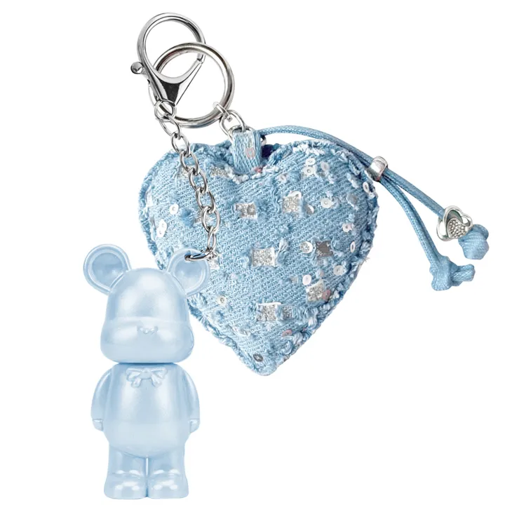 Lovro Denim Sugar Teddy błyszczyk do ust z drobinkami 01 Heart Drop 1,4 g