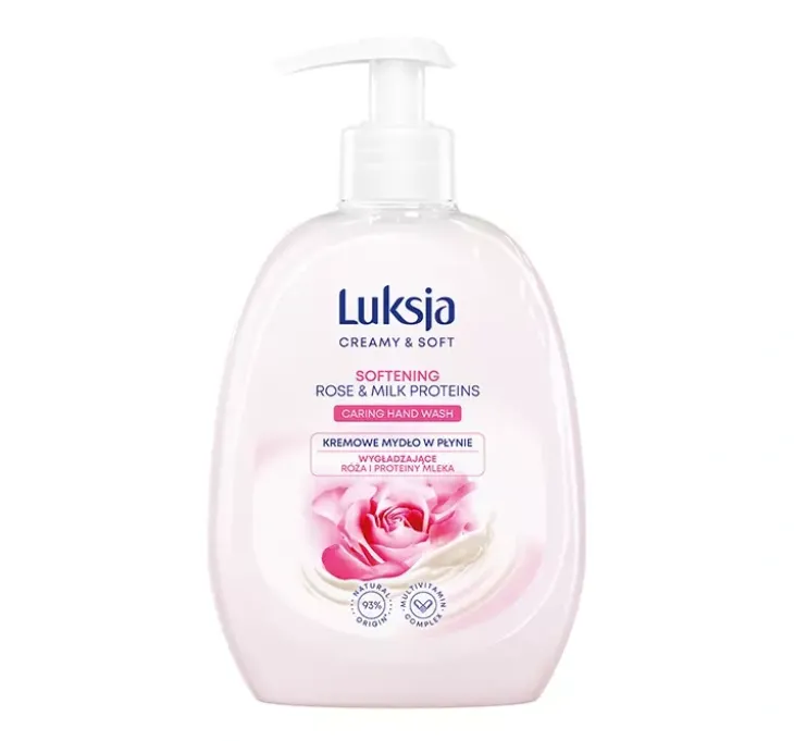 Luksja Creamy & Soft mydło w płynie Róża i Proteiny Mleka 500ml