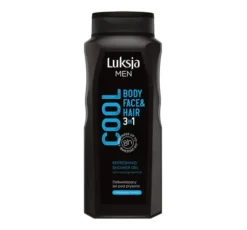 Luksja Men Cool odświeżający żel pod prysznic 3w1 dla mężczyzn 500ml