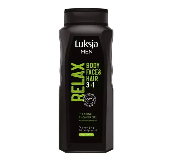 Luksja Men Relax odprężający żel pod prysznic 3w1 dla mężczyzn 500ml