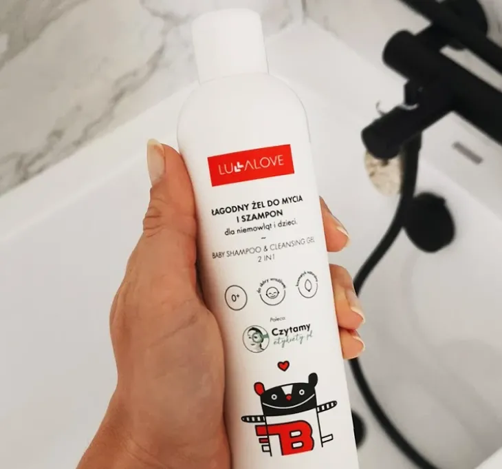 Lullalove łagodny żel do mycia i szampon dla dzieci 280ml