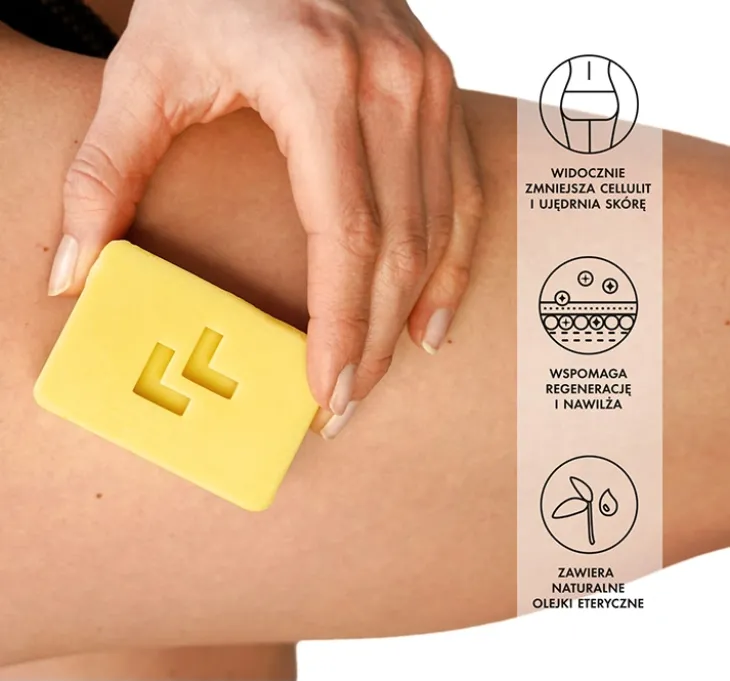 Lullalove antycellulitowy balsam w kostce do masażu ciała 70g