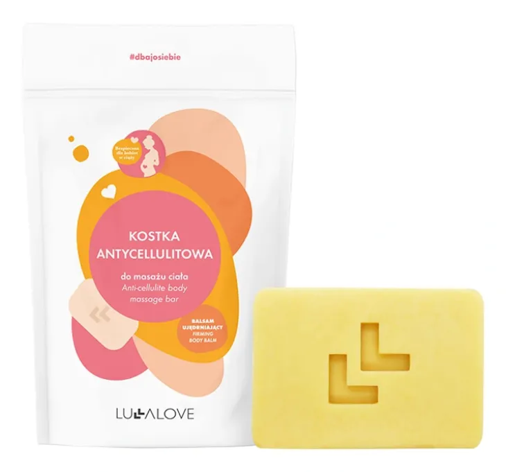 Lullalove antycellulitowy balsam w kostce do masażu ciała 70g