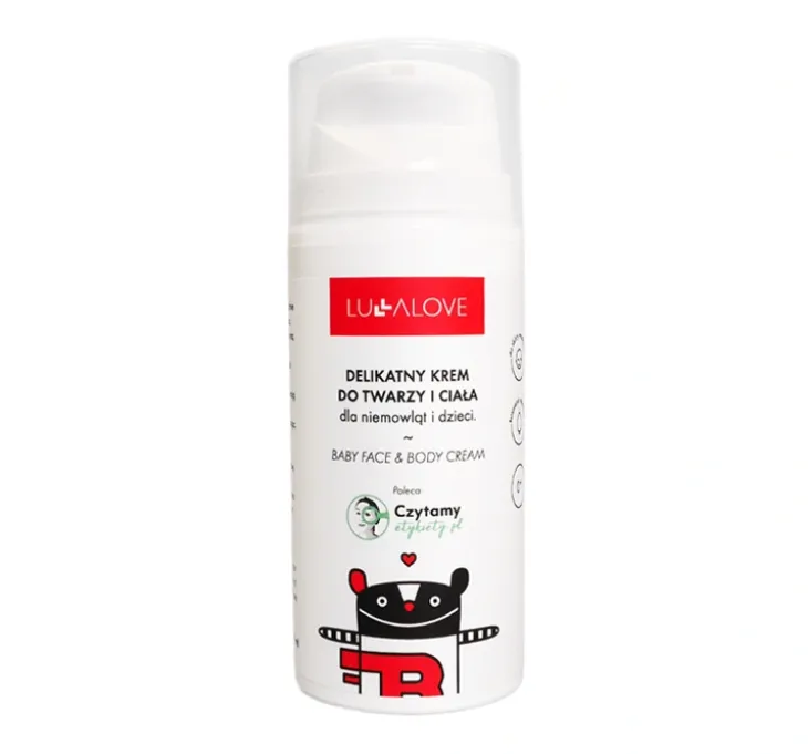 Lullalove delikatny krem do twarzy i ciała dla dzieci 100ml