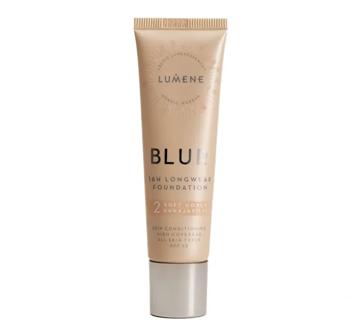 Lumene Blur długotrwały podkład 16H 2 Soft Honey SPF 15 30ml