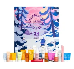 Lumene Finland 24 Nordic Beauty Secrets kalendarz adwentowy z kosmetykami do makijażu, włosów i pielęgnacji twarzy