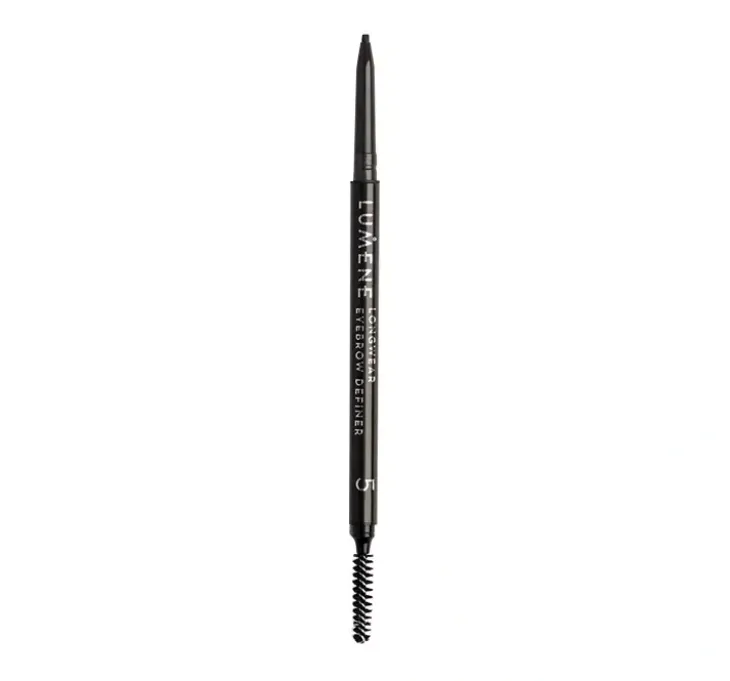 LUMENE LONGWEAR EYEBROW DEFINER WEGAŃŚKA AUTOMATYCZNA KREDKA DO BRWI 5 DARK BROWN 0,09G