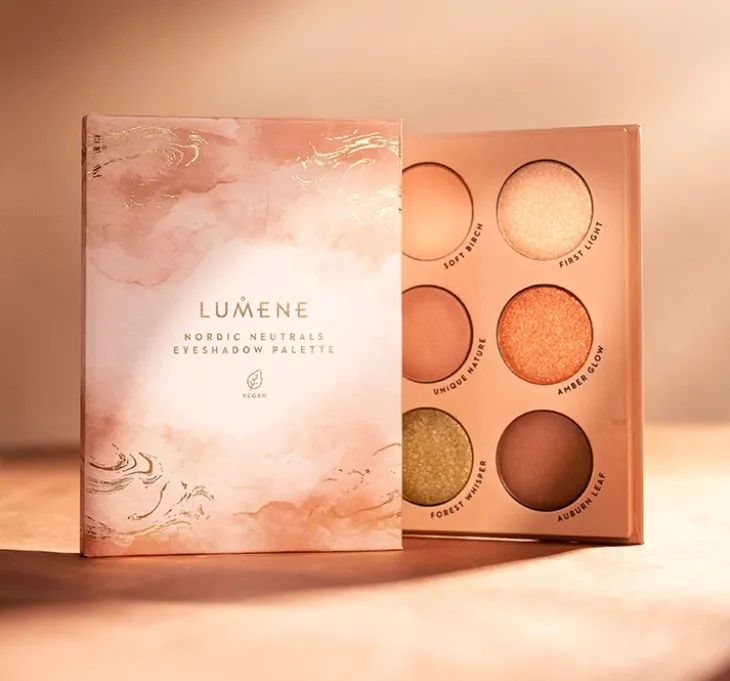 Lumene Nordic Neutrals Paleta cieni do powiek 8g