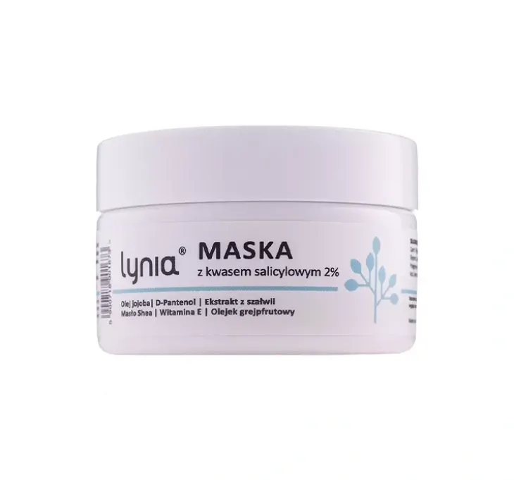 Lynia maska do twarzy z kwasem salicylowym 2% 50 ml