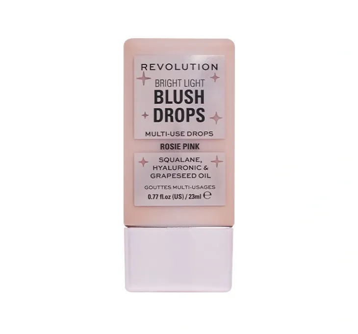 Makeup Revolution Bright Light płynny róż do policzków Rosie Pink 23ml
