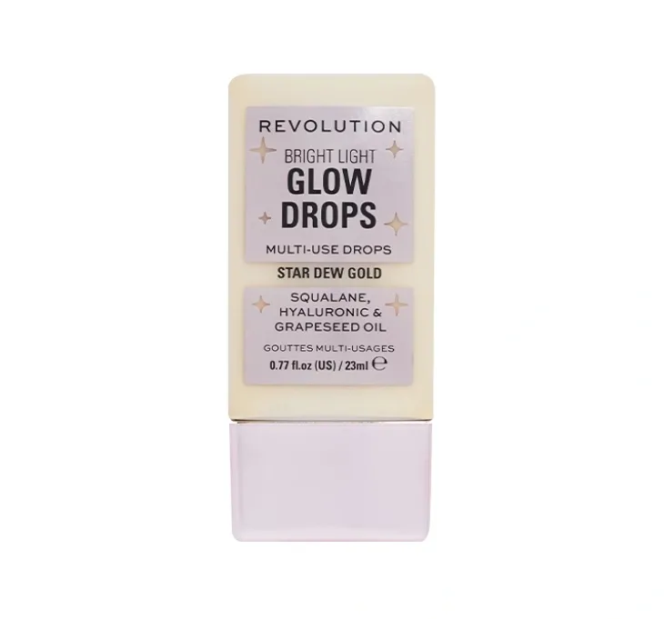 Makeup Revolution Bright Light płynny rozświetlacz do twarzy Star Dew Gold 23ml