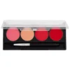 Makeup Revolution Graphic Liners paleta żelowych eyelinerów z pędzelkiem Pretty Pink 5,4g