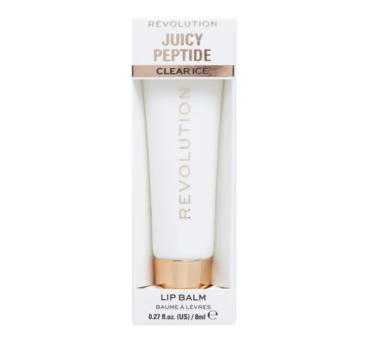Makeup Revolution Juicy Peptide balsam do ust Clear Ice 8ml