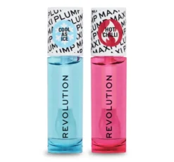 Makeup Revolution Maxi Plump Lip Duo zestaw dwóch błyszczyków 2x6ml