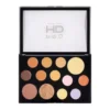 Makeup Revolution Pro HD paleta do makijażu twarzy Medium Dark