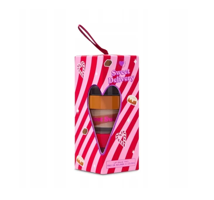 Makeup Revolution Sweet Delivery zestaw balsamów do ust 3 x 8,1 g