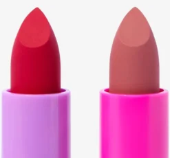 Makeup Revolution x Emily in Paris matowa pomadka do ust Paris Berry Red 3g