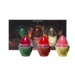 Makeup Revolution x House Of The Dragon zestaw balsamów do ust i policzków 3 x 9g