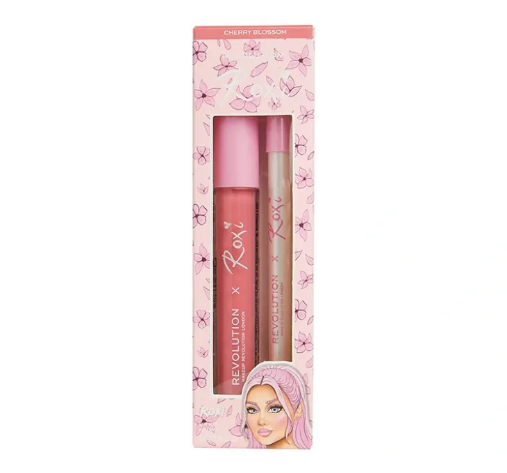Makeup Revolution x Roxi Cherry Blossom lip kit zestaw kosmetyków do ust