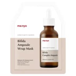 Manyo Bifida Ampoule Wrap Mask przeciwzmarszczkowa maseczka w płachcie z bifidobakteriami 30 g