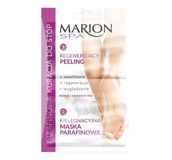 Marion Spa parafinowa kuracja stóp peeling maska
