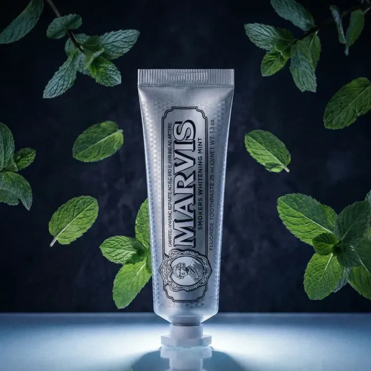 Marvis Smokers Whitening Mint wybielająca pasta do zębów dla palaczy 25 ml