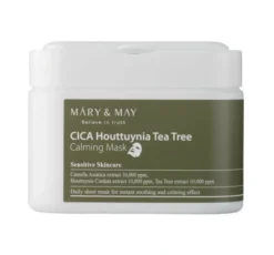 Mary&May CICA Houttuynia Tea Tree Calming Mask zestaw kojących masek do twarzy 30 szt