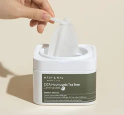 Mary&May CICA Houttuynia Tea Tree Calming Mask zestaw kojących masek do twarzy 30 szt