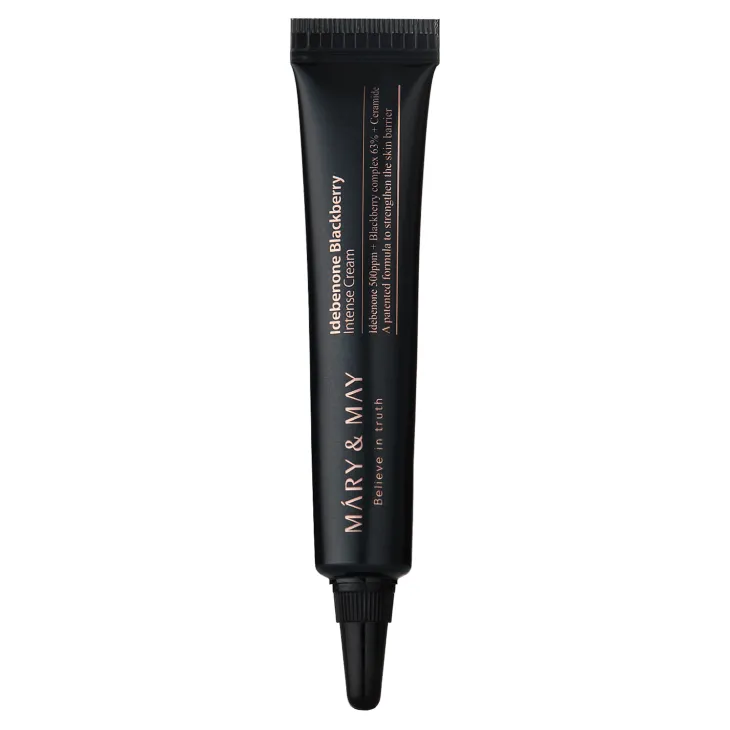 Mary&May Idebenone Blackberry Intense Cream przeciwzmarszczkowy krem do twarzy z idebenonem i ekstraktem z jeżyn 12 g