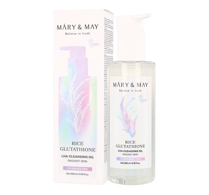 Mary&May Rice Glutathione LHA Cleansing Oil olejek do demakijażu z ekstraktem z ryżu 200 ml