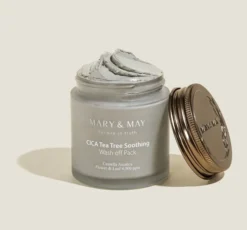 Mary&May Vegan CICA Tea Tree Soothing Wash off Pack kojąca maseczka do twarzy 125 g