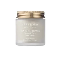 Mary&May Vegan CICA Tea Tree Soothing Wash off Pack kojąca maseczka do twarzy 125 g