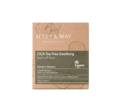 Mary&May Vegan CICA Tea Tree Soothing Wash off Pack kojąca maseczka do twarzy 125 g