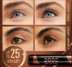 Max Factor 2000 Calorie Pro Stylist tusz do rzęs Black 9 ml