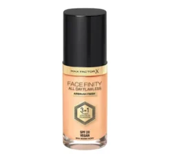 Max Factor Facefinity All Day Flawless 3in1 wegański podkład W44 Warm Ivory 30 ml