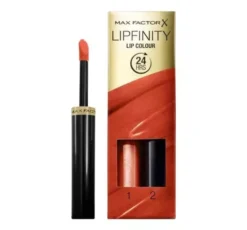 Max Factor Lipfinity pomadka 140 Charming 2,3 ml + Top Coat 1,9 g