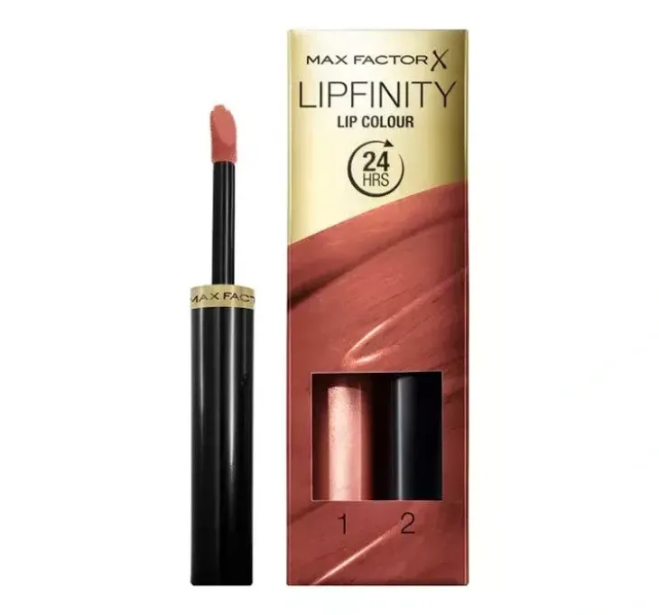 Max Factor Lipfinity pomadka 070 Spicy 2,3 ml + Top Coat 1,9 g