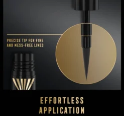Max Factor Masterpiece wodoodporny eyeliner w płynie 01 Black 1,7 ml